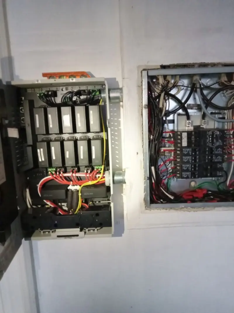 Electrical panel upgrade completed for Security Camera Wiring in Roosevelt